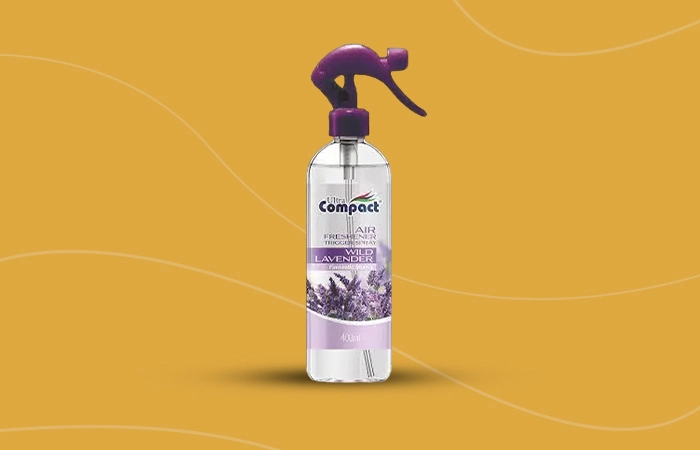 Ultra Compact Air Freshener Trigger Spray Wild Lavender 400 Ml