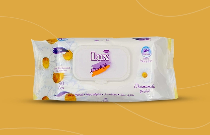 Uncular Lux Wet Wipes Chamomile 90 Pcs